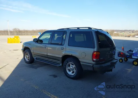 2000 Mercury Mountaineer из США, поврежденный, VIN 4M2ZU86PXYUJ10650